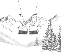 Papier peint immersion Alpine - Muralconcept