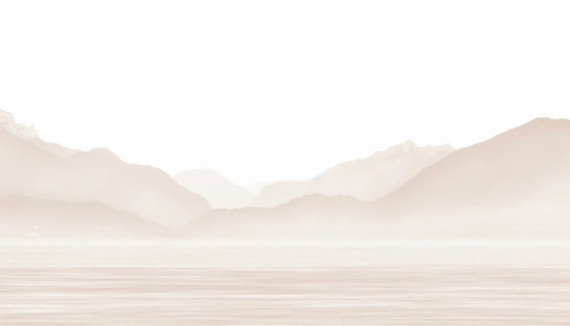 Tapete Annecy und sein friedlicher See in Beige
