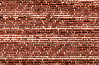 Papier peint restaurant brique rouge - Muralconcept