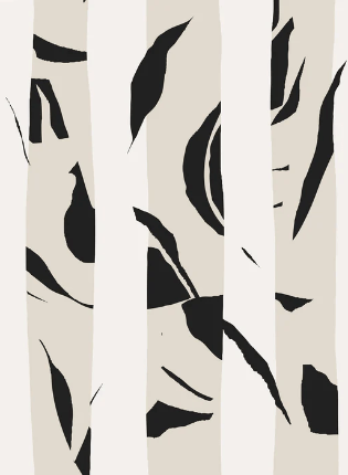 Papier peint rayure bichrome, XXL, tendance