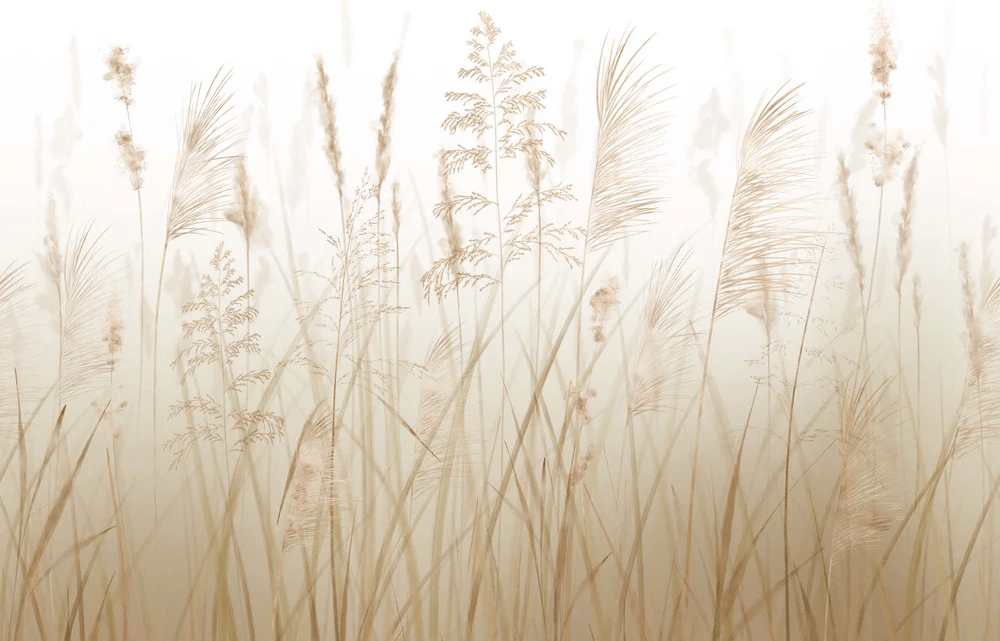 Tapete Blume der Weizenfelder