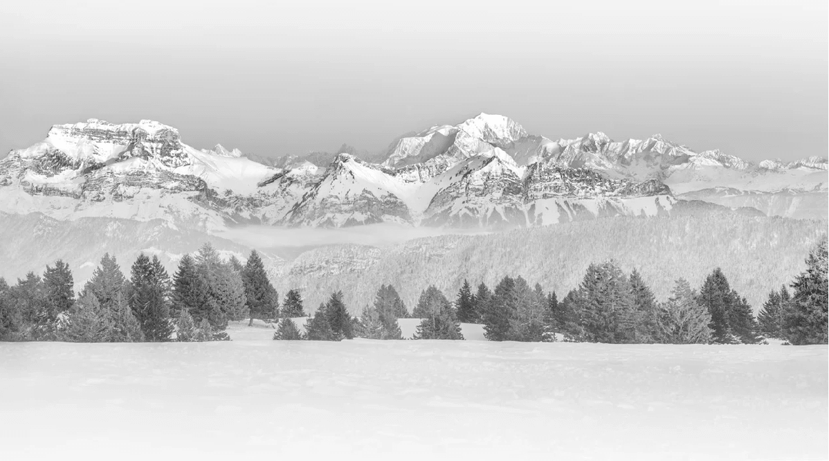 Papier peint photo - La Tournette et au delà - Muralconcept