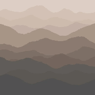 Papier peint panoramique dunes terracotta - Muralconcept