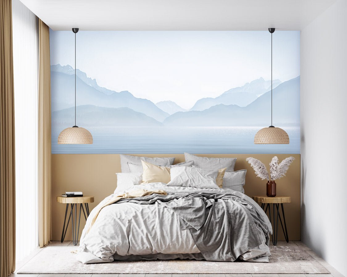 Papier peint Annecy et son lac paisible - Muralconceptpapier_peint_sur_mesure