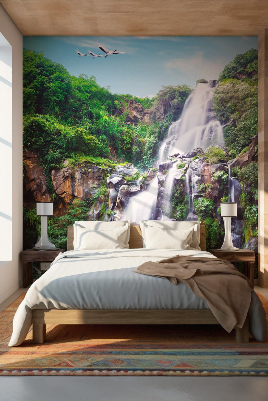 Papier peint cascade de la Réunion, XXL, tendance