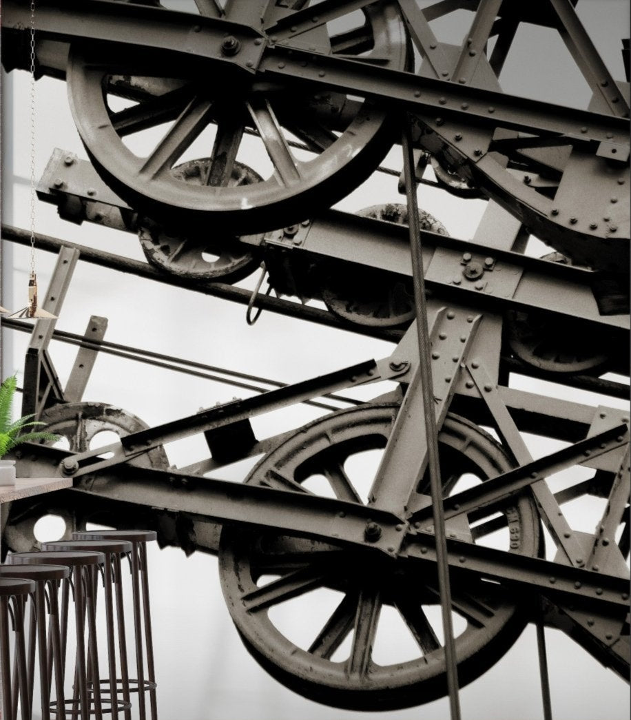 Papier peint esprit industriel, XXL, tendance