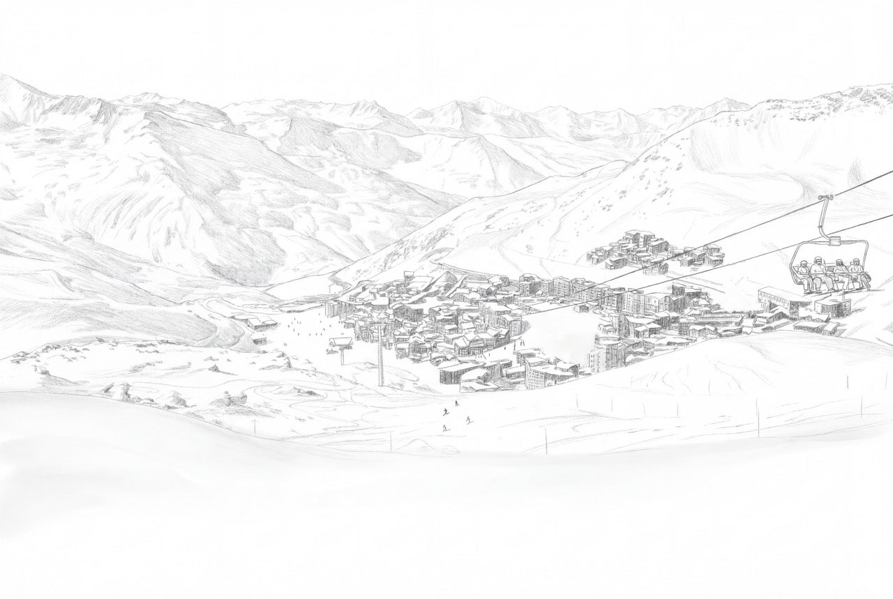 Panorama-Tapete – Val Thorens
