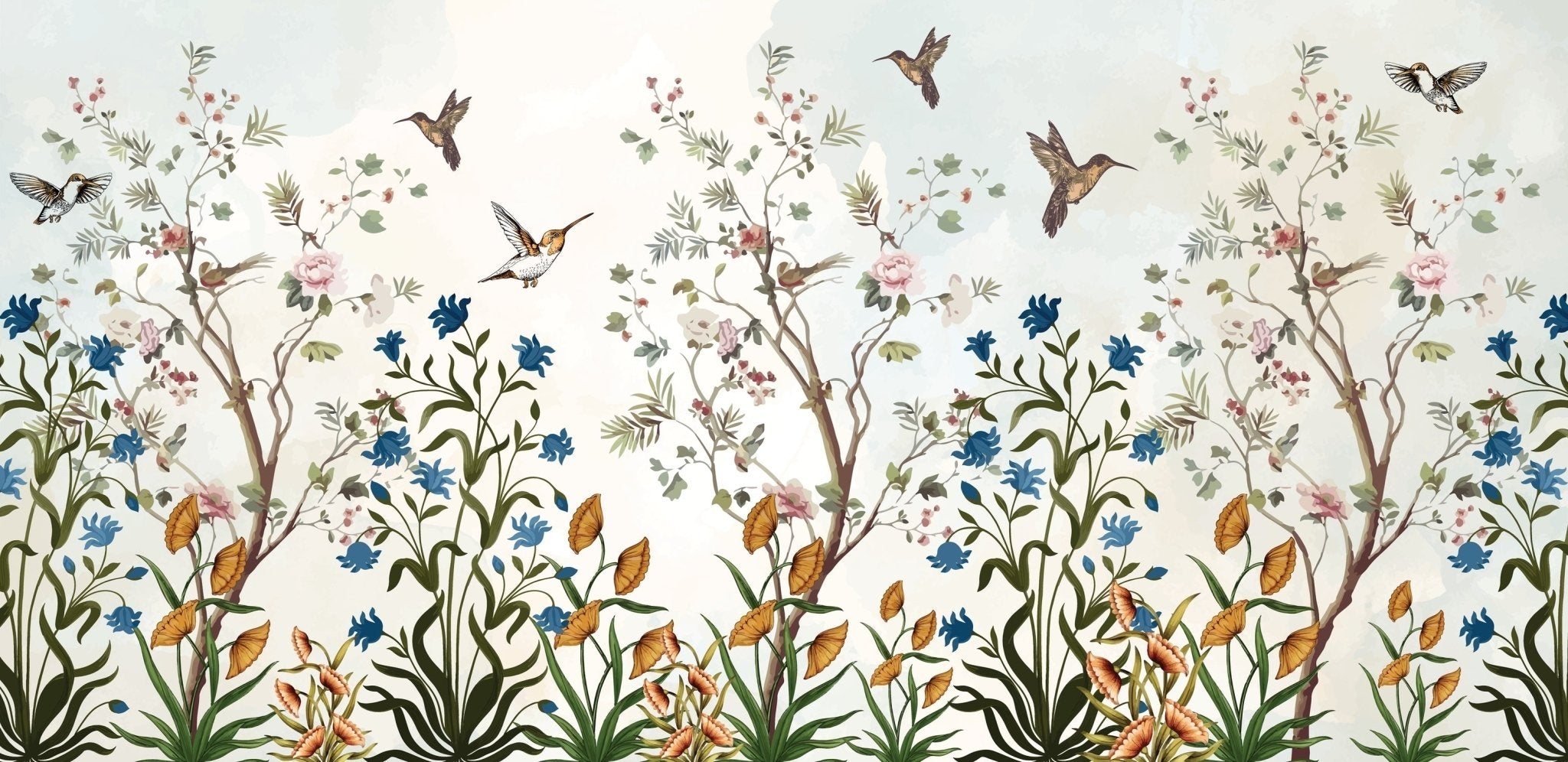 Papier peint jardin impérial, XXL, tendance