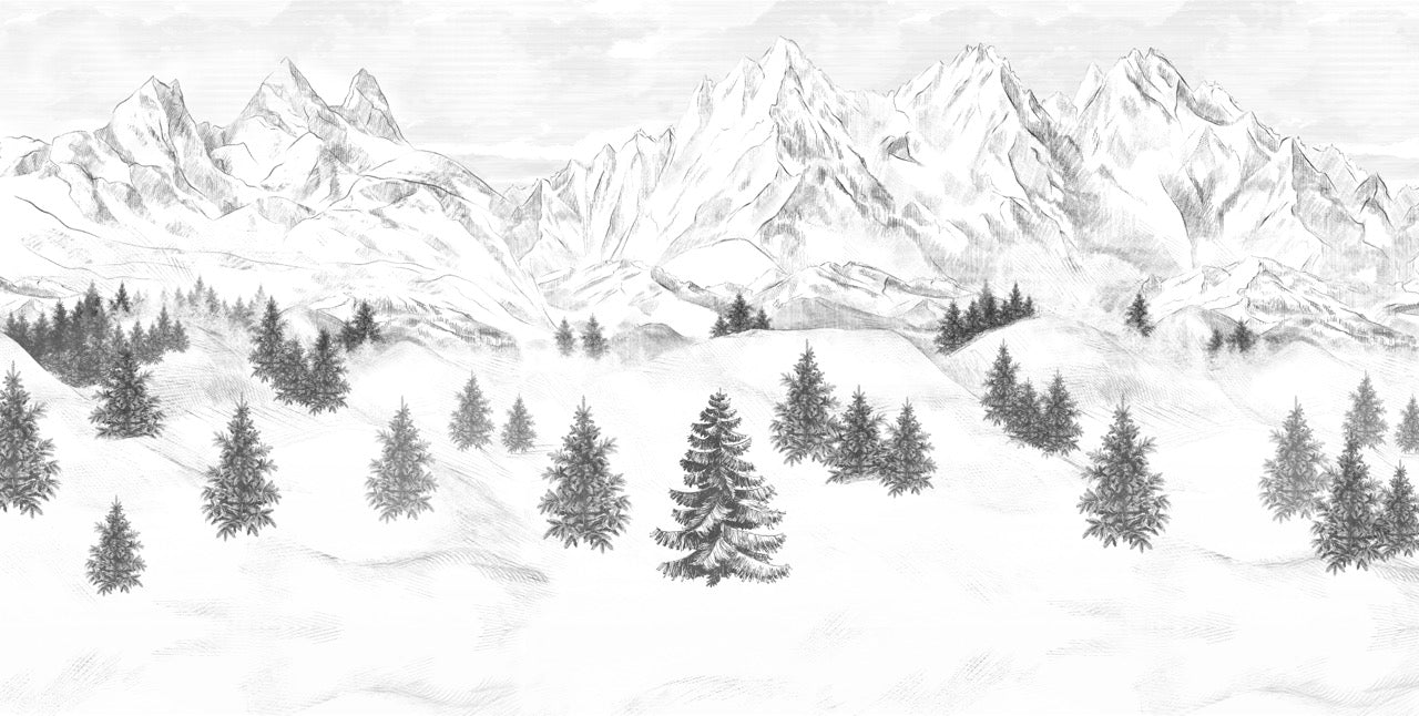 Papier peint Aiguilles d'Arves, XXL, tendance