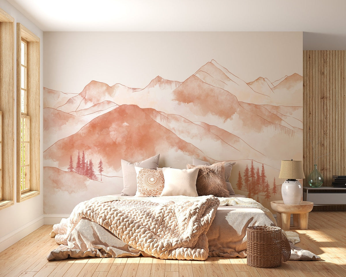 Tapete mit Bergmotiv: Aravis-Gebirge