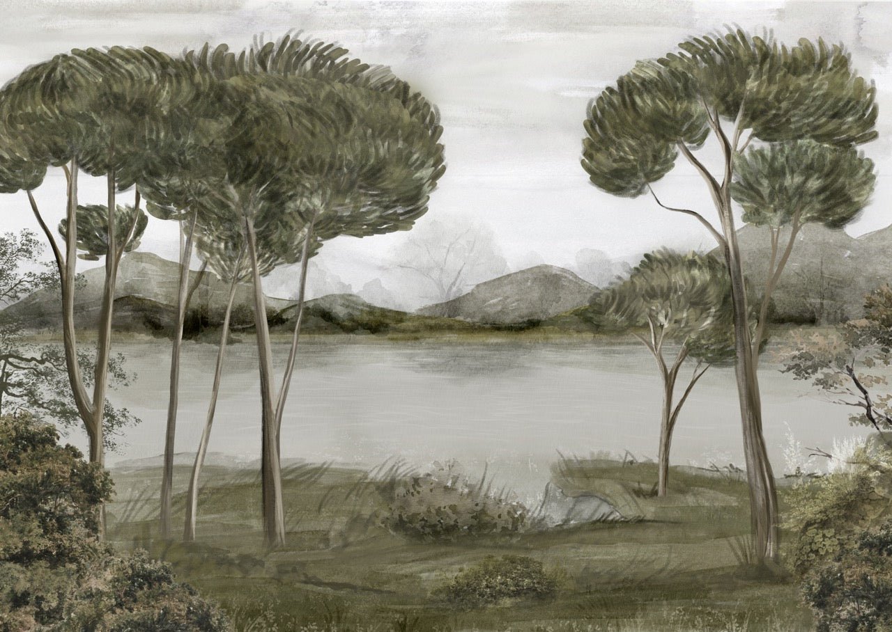 Papier peint panoramique méditerranéen, XXL, tendance