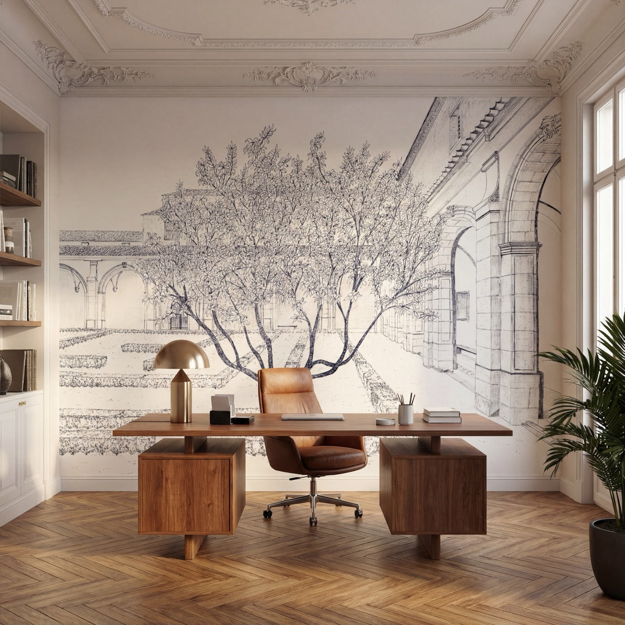 Malerische Dschungel-Panorama-Tapete