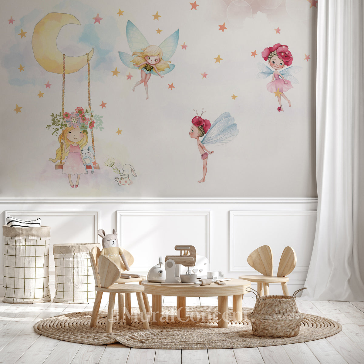 Buntes Feenwallpaper