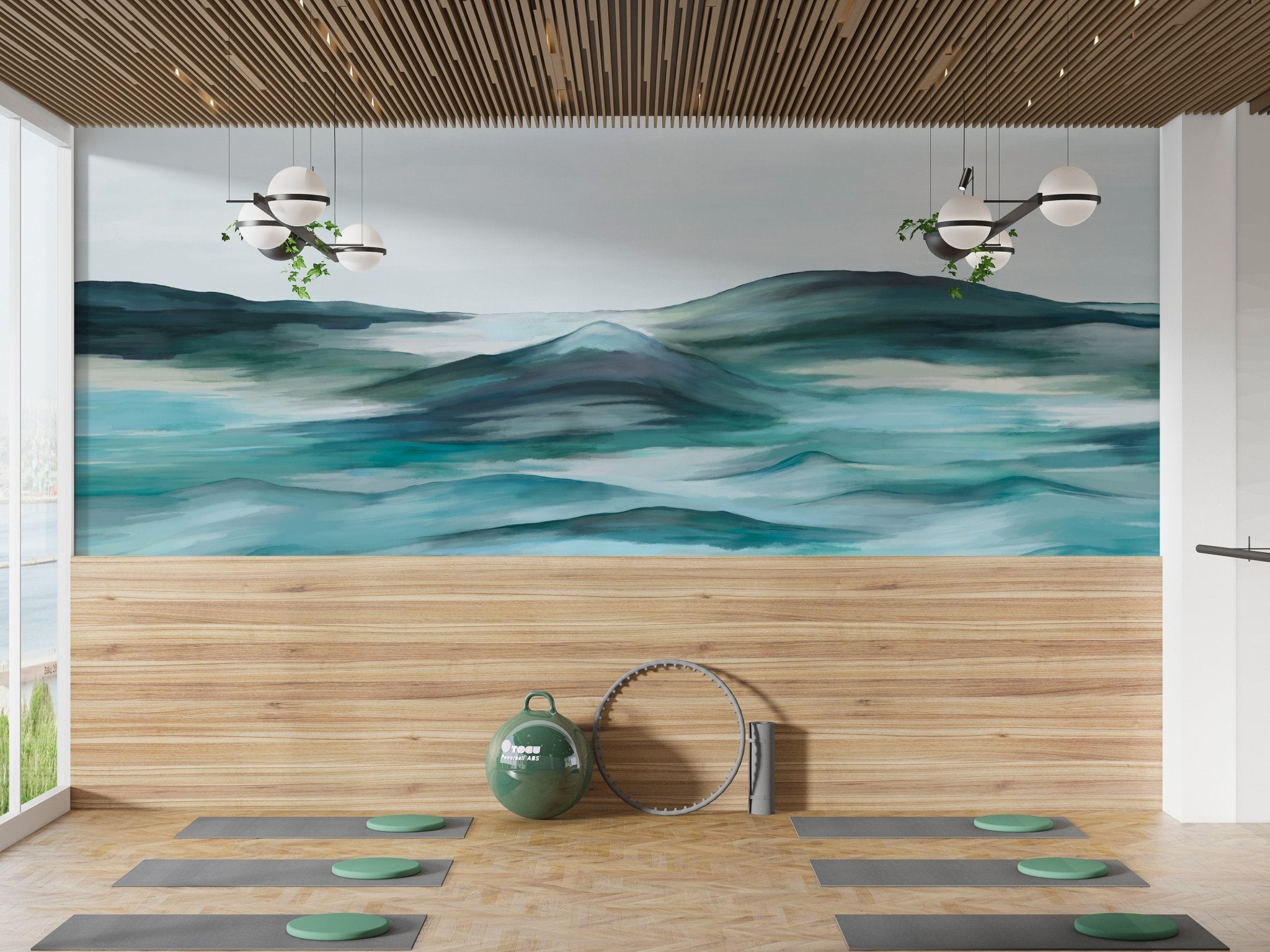 Papier peint panoramique plénitude, mural concept, tendance