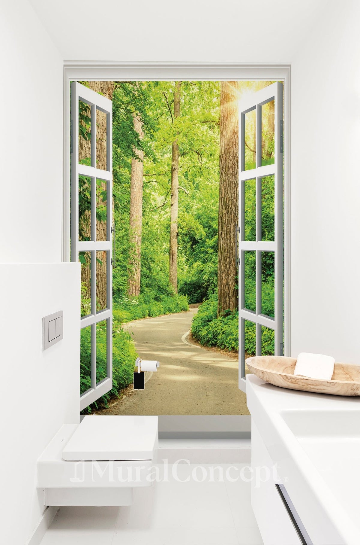 WC Wallpaper Balade im Wald