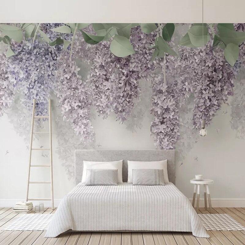 Papier peint Glycine Provence - papier peint sur mesure francais - muralconcept