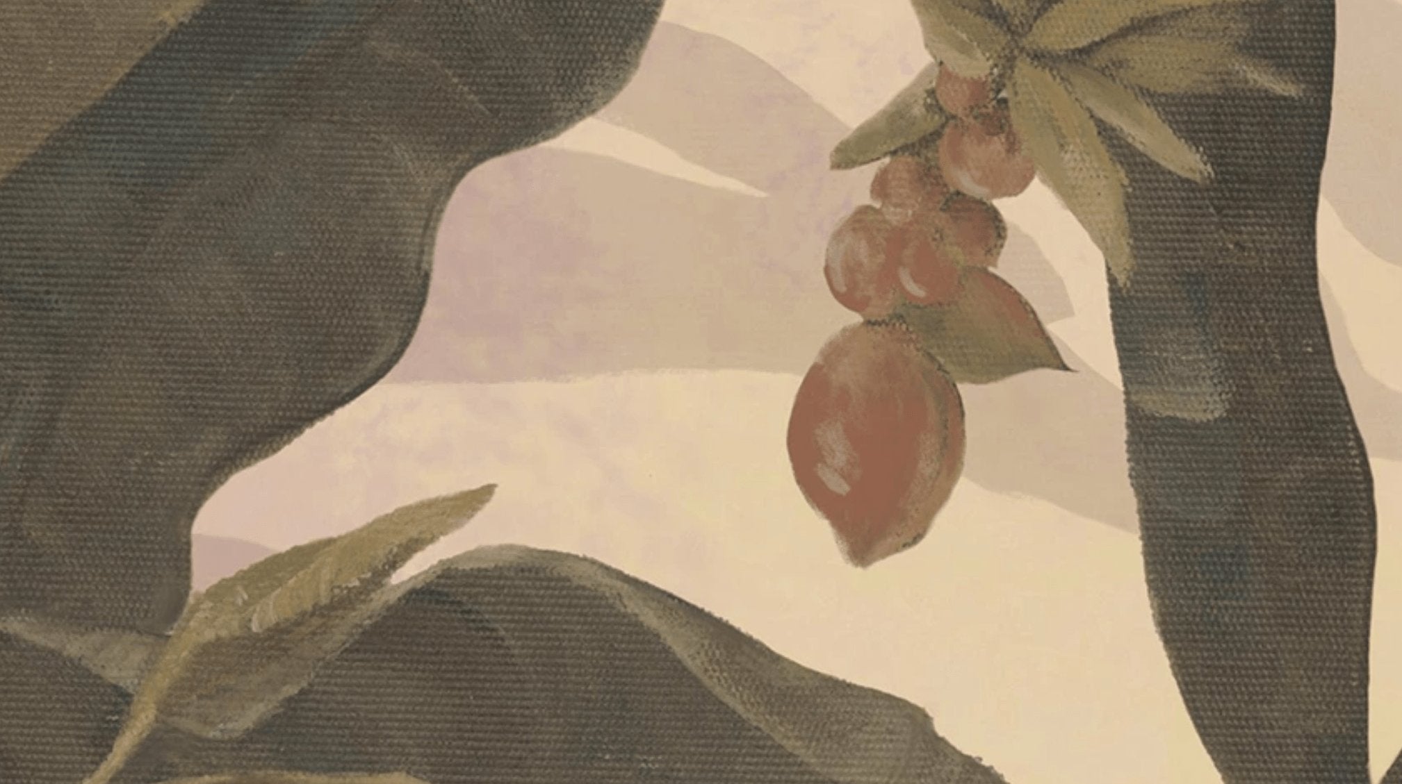 Papier peint panoramique Jungle sépia rétro - papier peint sur mesure francais - muralconcept