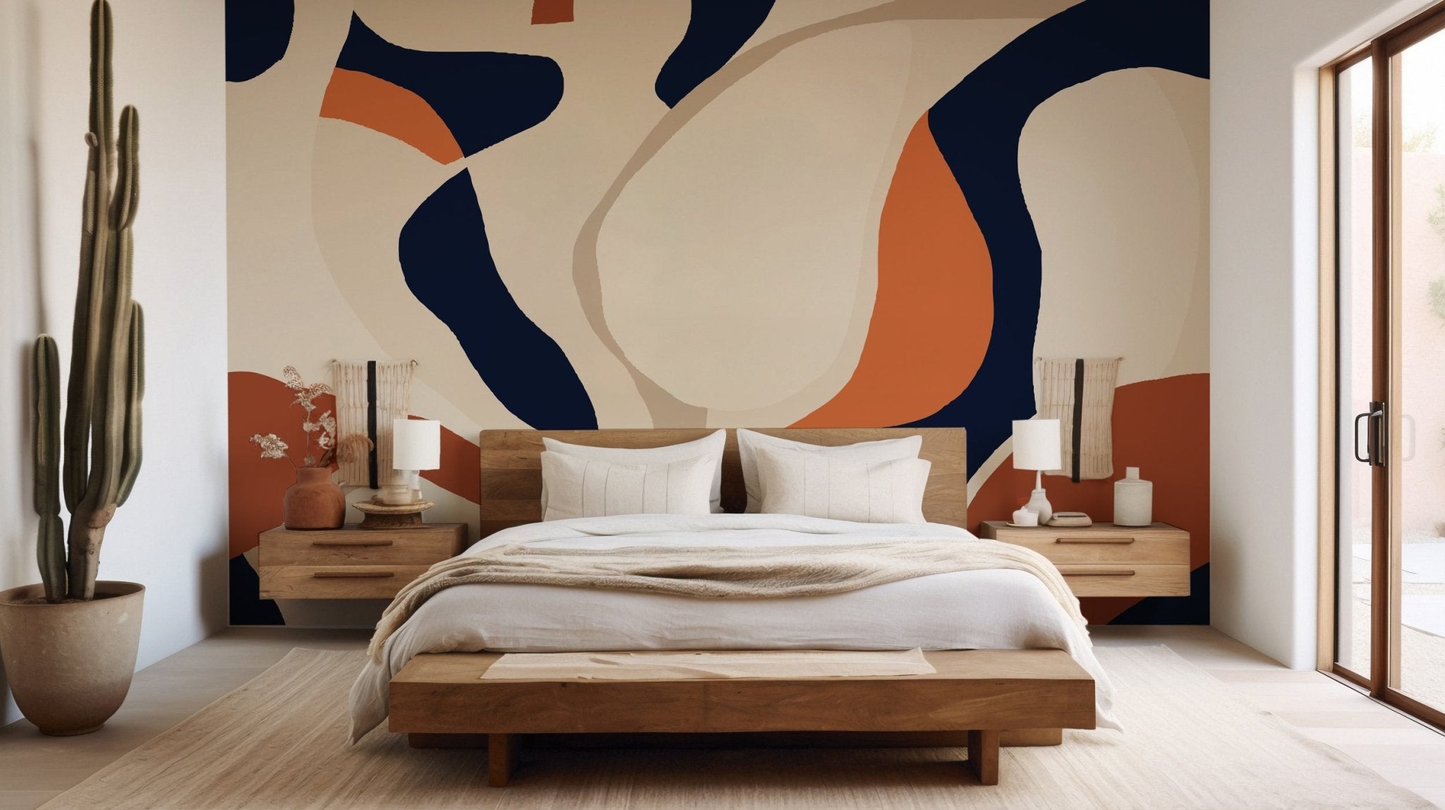 Papier peint harmonie contemporaine, mural concept, tendance