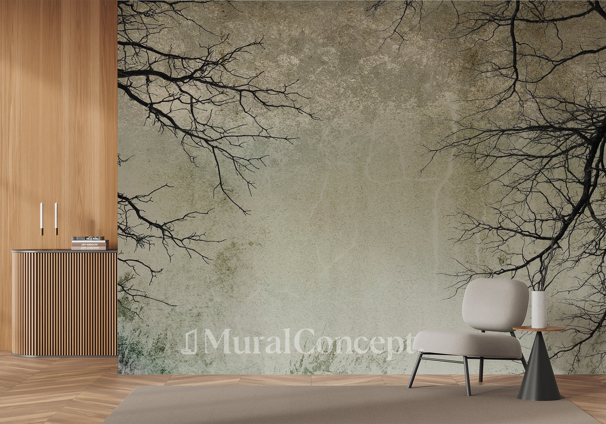 Papier peint Forêt Enchantée - panoramique français