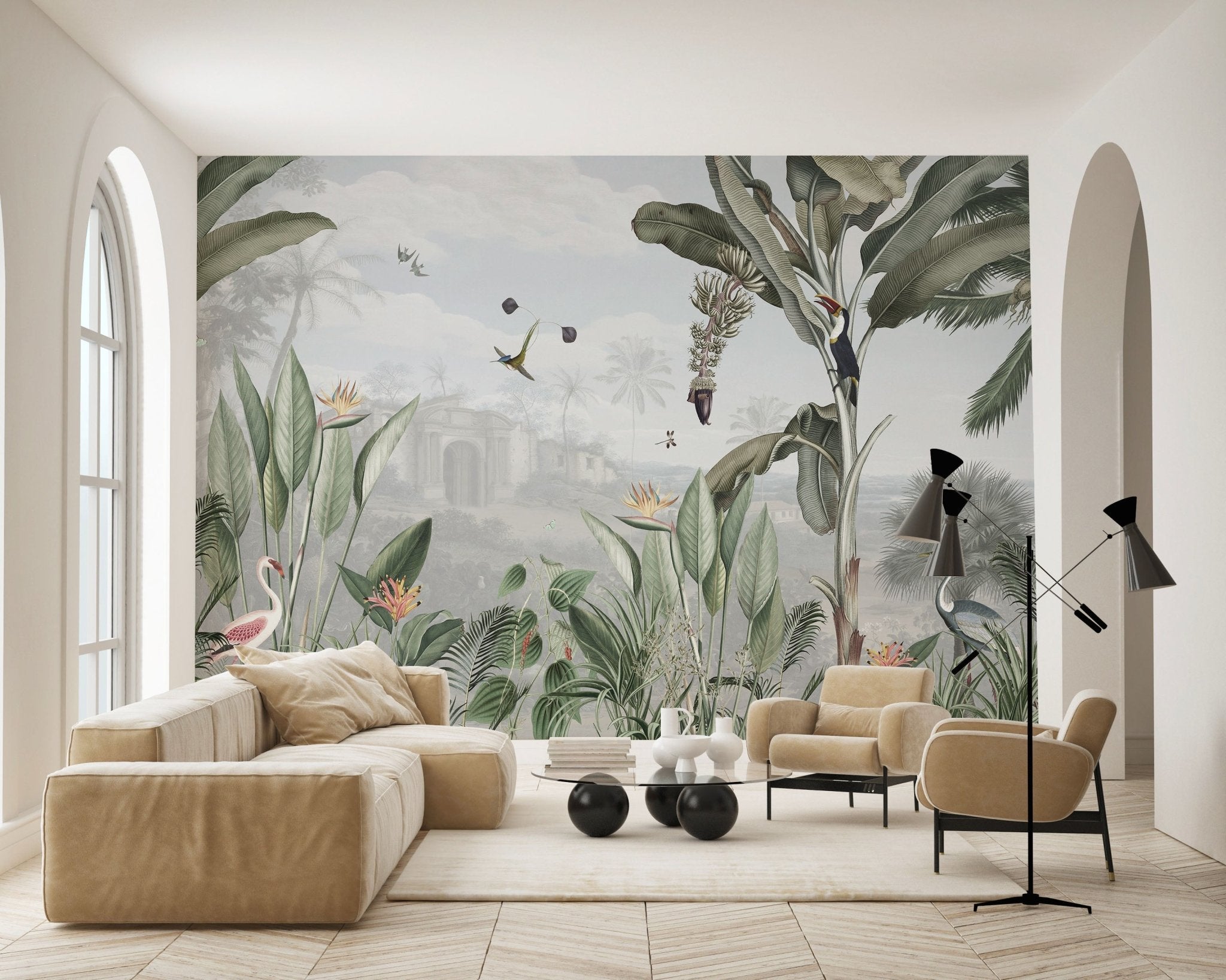 Papier peint mirage tropical - panoramique français