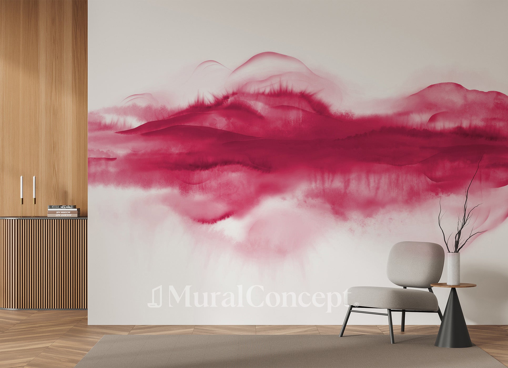 Papier peint panoramique encre - panoramique français