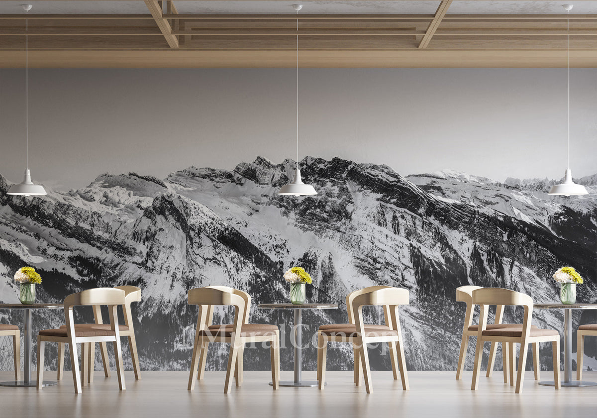 Tapete Restaurant Berg großmassiv