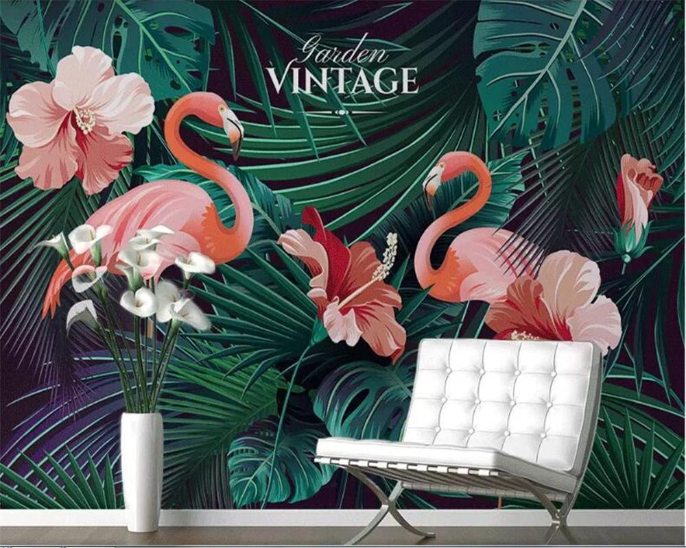 Papier peint Vintage Jungle - papier peint sur mesure francais - muralconcept