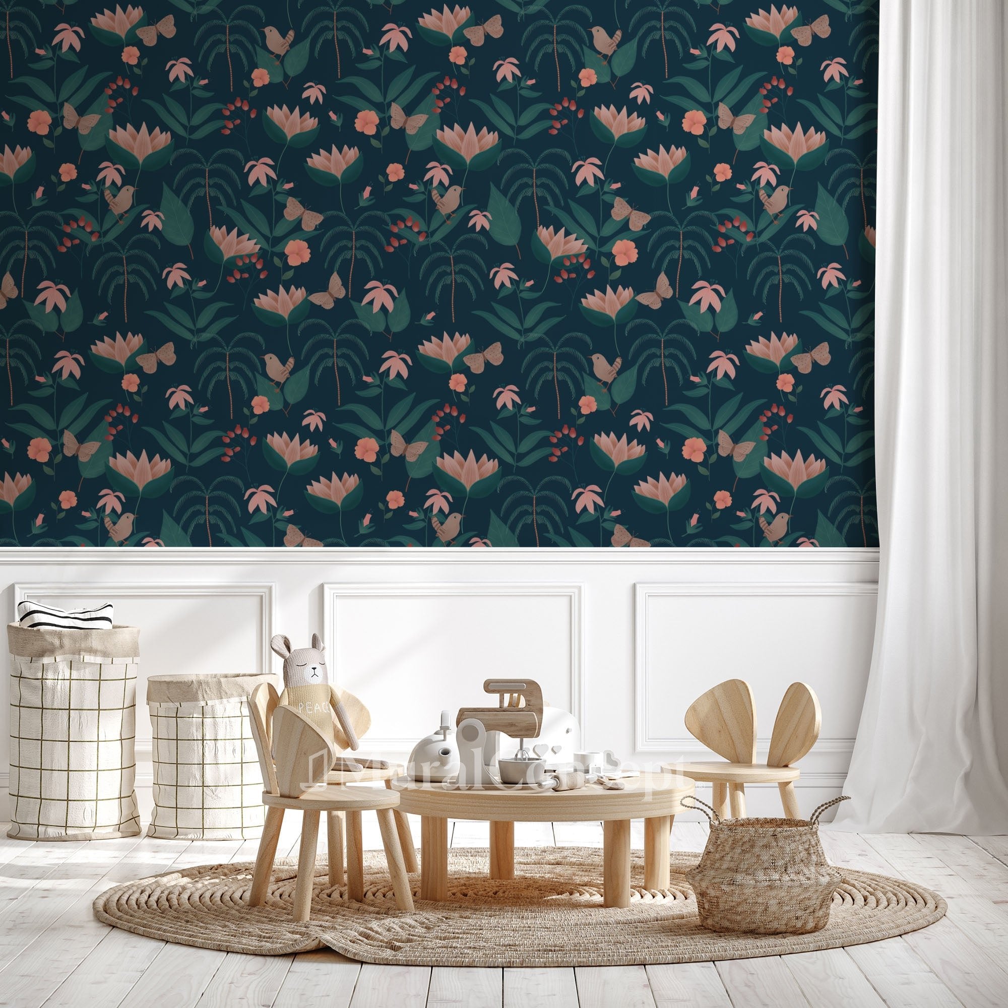 Papier peint chambre bébé wonderful - panoramique français