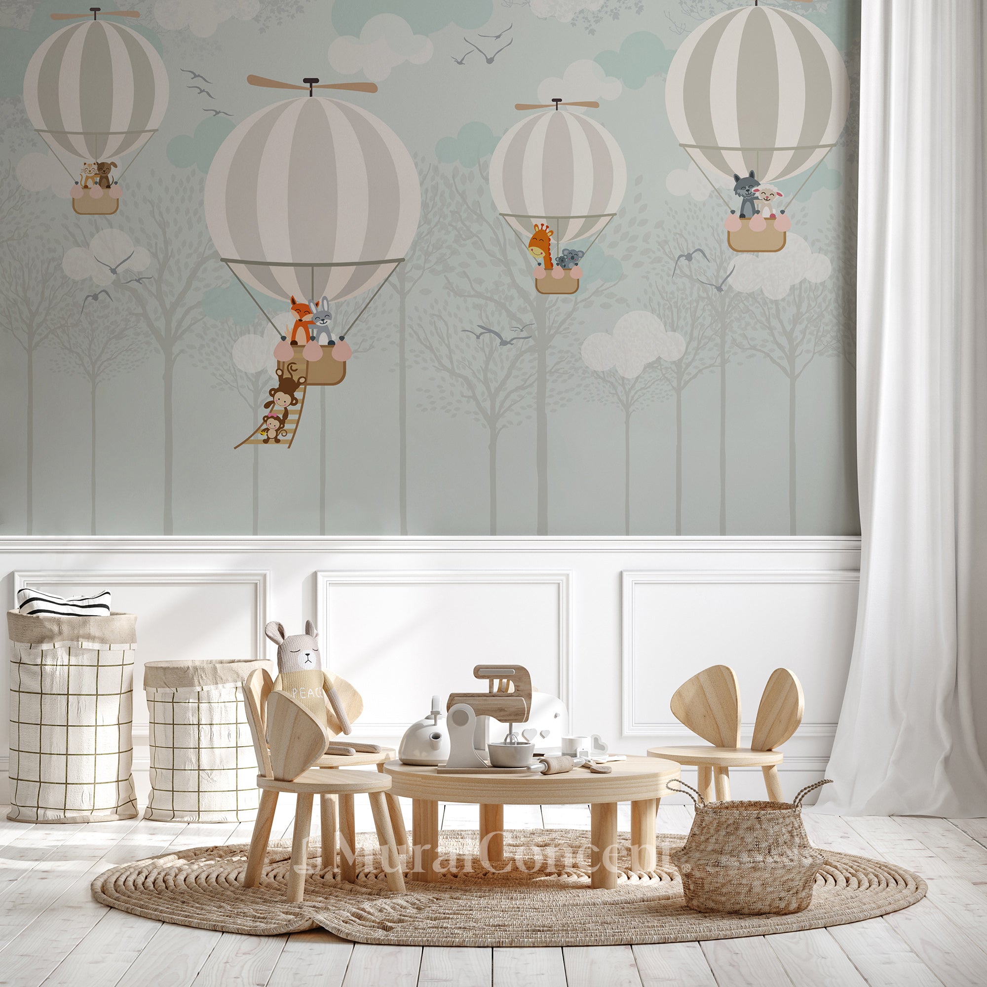 papier peint chambre enfant muralconcept 