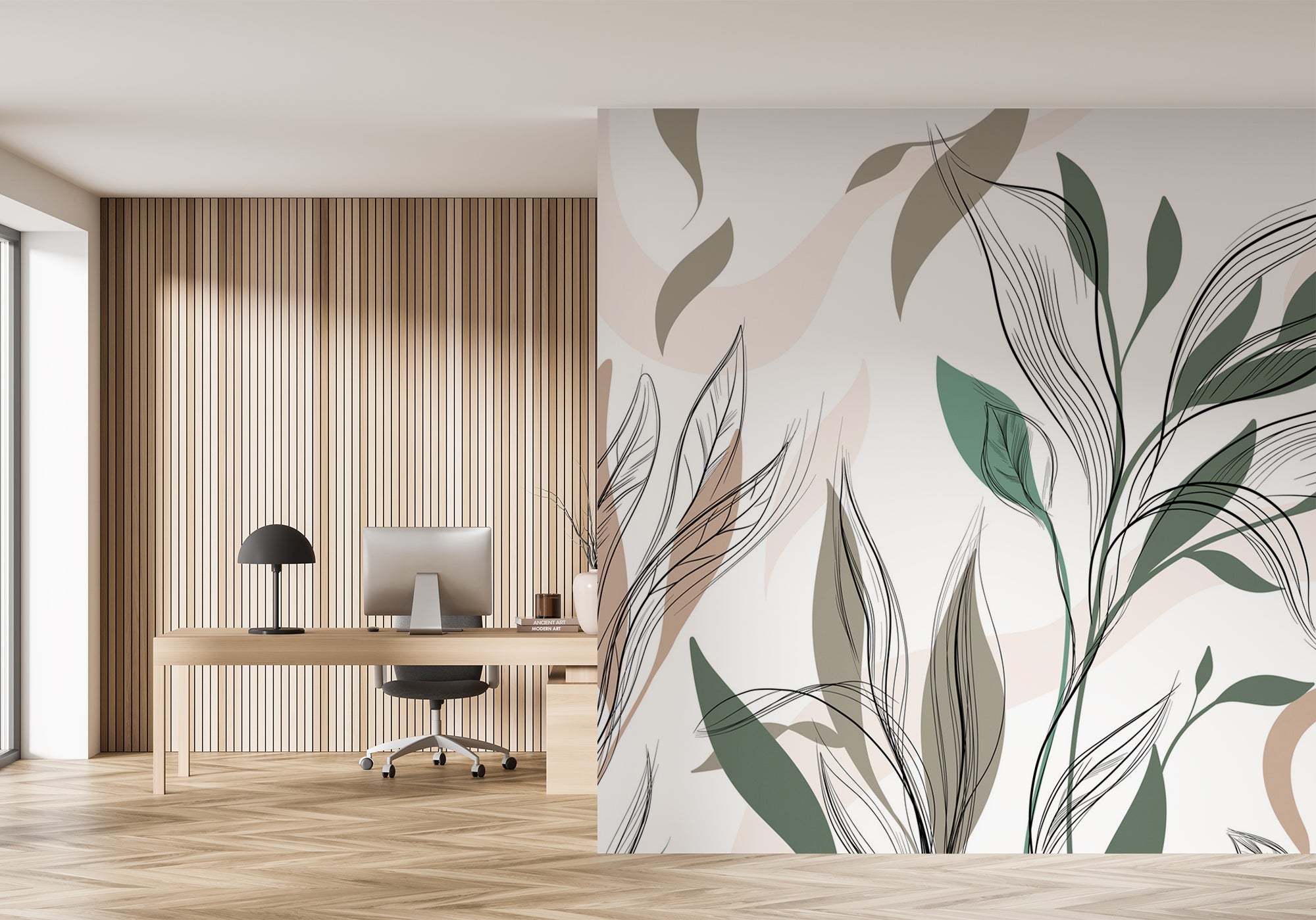 papier peint floral luxe marque francaise 